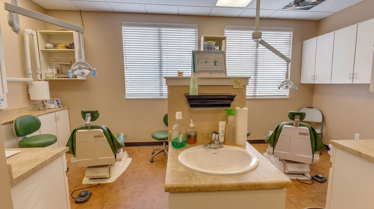 Dental care provided at the Food & Care Coalition on-site clinic